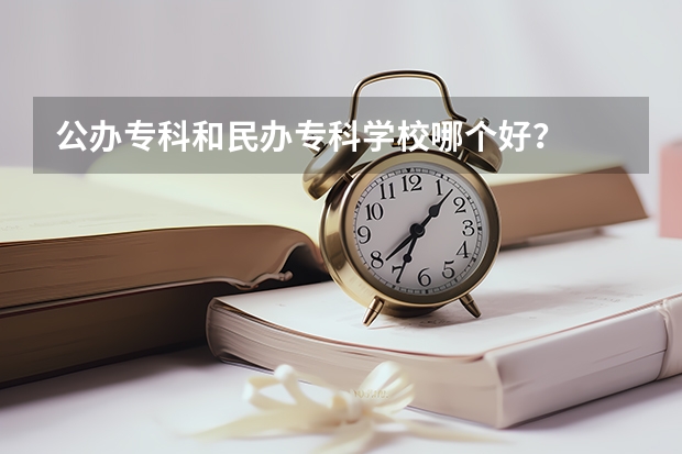 公辦專科和民辦?？茖W(xué)校哪個(gè)好？
