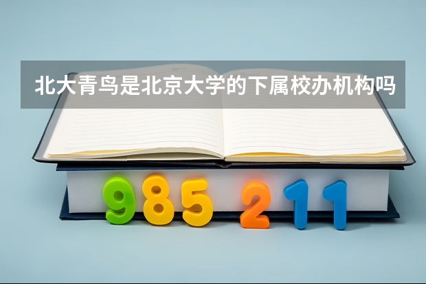 北大青鳥是北京大學(xué)的下屬校辦機(jī)構(gòu)嗎？