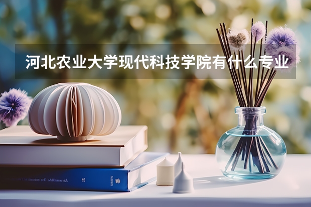 河北農(nóng)業(yè)大學(xué)現(xiàn)代科技學(xué)院有什么專業(yè)比較好？