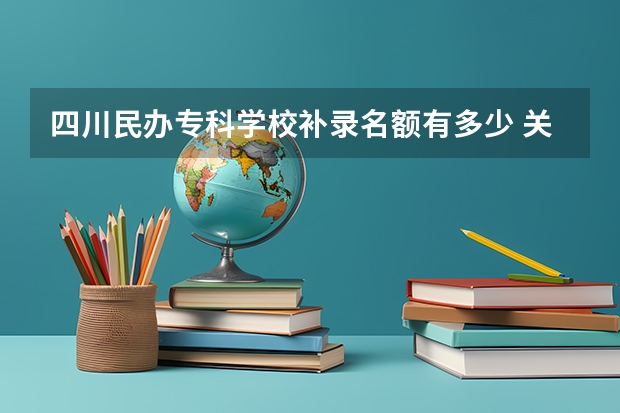 四川民辦?？茖W(xué)校補(bǔ)錄名額有多少 關(guān)于做好四川省普通高校?？茖哟窝a(bǔ)錄志愿填報(bào)工作的通知