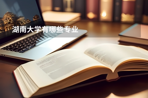 湖南大學有哪些專業(yè)