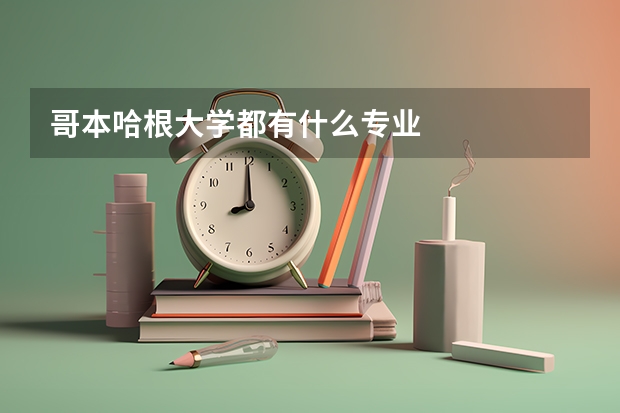哥本哈根大學(xué)都有什么專業(yè)