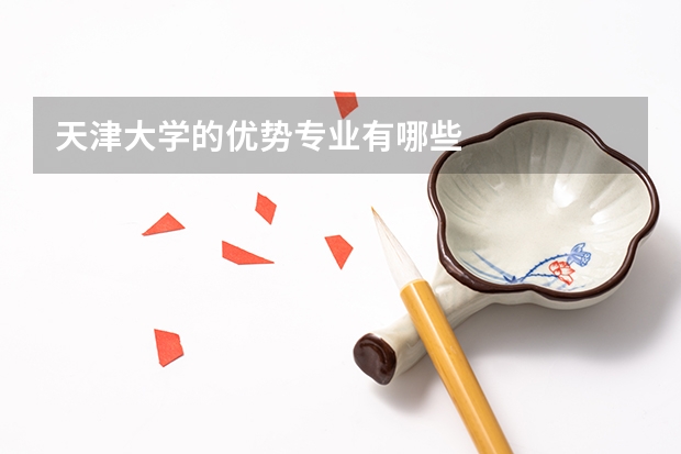 天津大學(xué)的優(yōu)勢(shì)專業(yè)有哪些