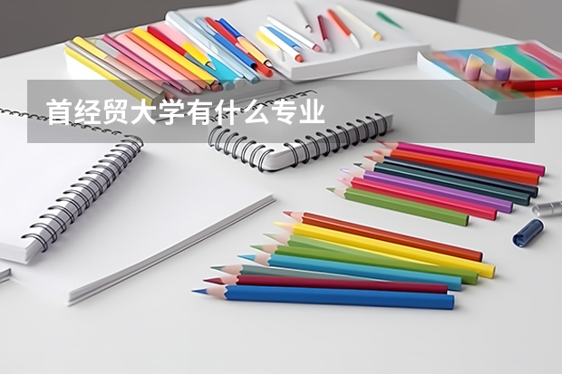 首經(jīng)貿(mào)大學(xué)有什么專業(yè)