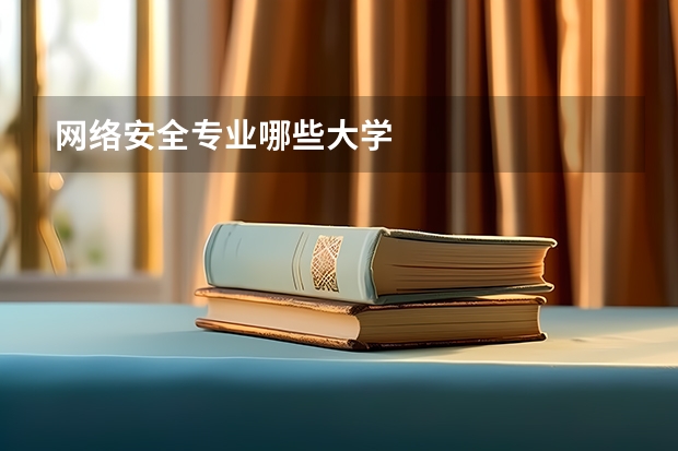 網(wǎng)絡(luò)安全專業(yè)哪些大學(xué)