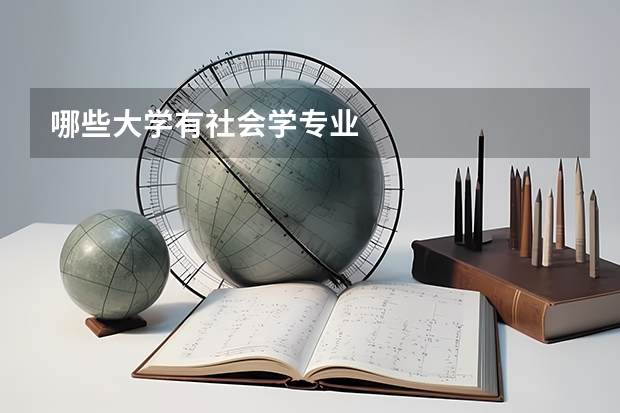哪些大學(xué)有社會(huì)學(xué)專業(yè)