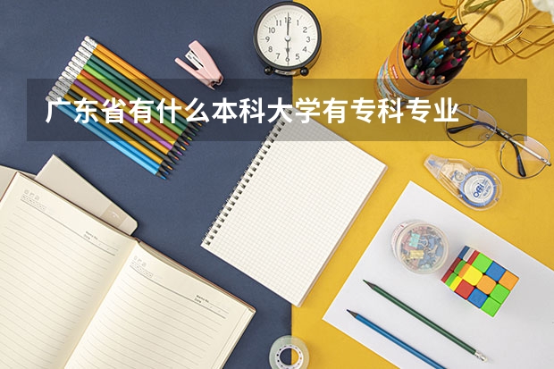廣東省有什么本科大學(xué)有?？茖I(yè)
