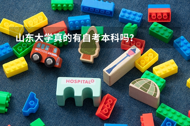 山東大學(xué)真的有自考本科嗎？