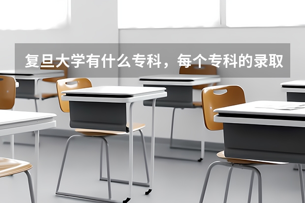 復(fù)旦大學(xué)有什么?？?，每個(gè)?？频匿浫》?jǐn)?shù)線各多少？