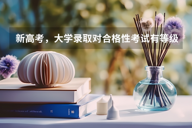 新高考，大學錄取對合格性考試有等級要求嗎，如果6科都是D，能被本科或者?？其浫?？