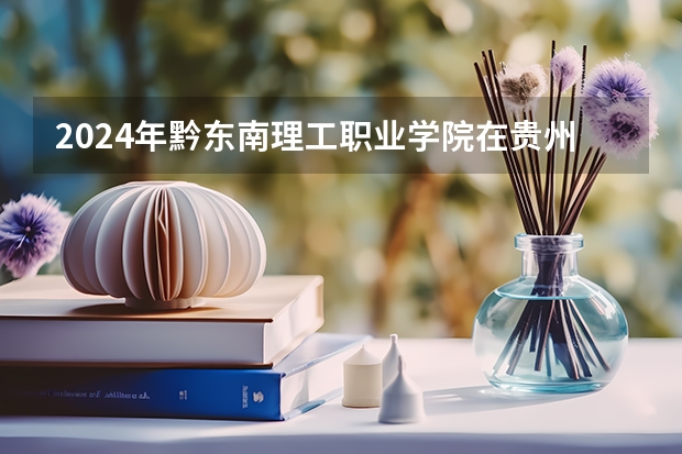 2024年黔東南理工職業(yè)學(xué)院在貴州招生情況