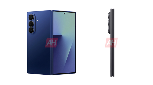 史上大尺寸雙折疊！三星Galaxy Z Fold7外觀渲染圖出爐