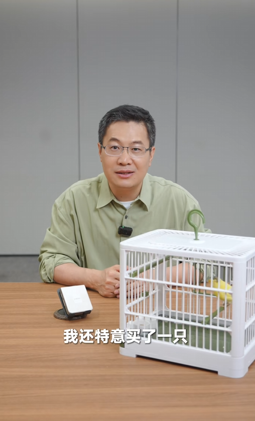 盧偉冰曬小米MIX Flip 2真機 鍋蓋頭鳥壁紙?zhí)攘?充電就炸毛