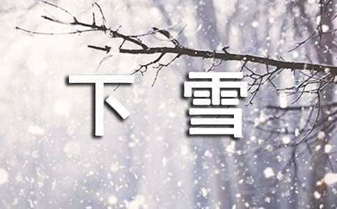 下雪了的看圖寫話作文共15篇