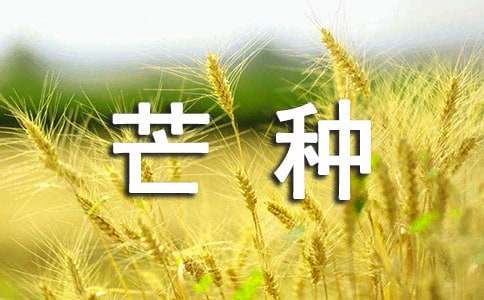 二十四節(jié)氣芒種諺語(yǔ)130句